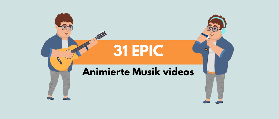 Animierte Musik videos