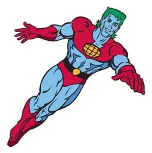 Captain planet cartoon figur