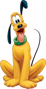 Pluto cartoon figur