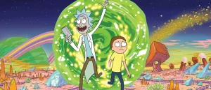 Rick und morty cartoon figur