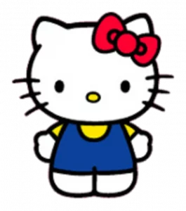 Hello kitty cartoon figur