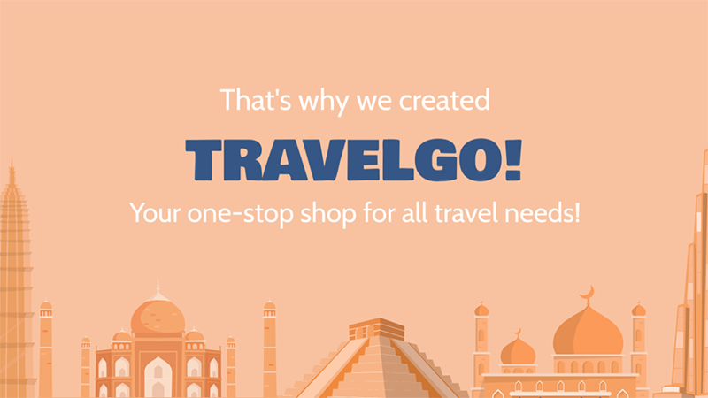 Travel agency ad template