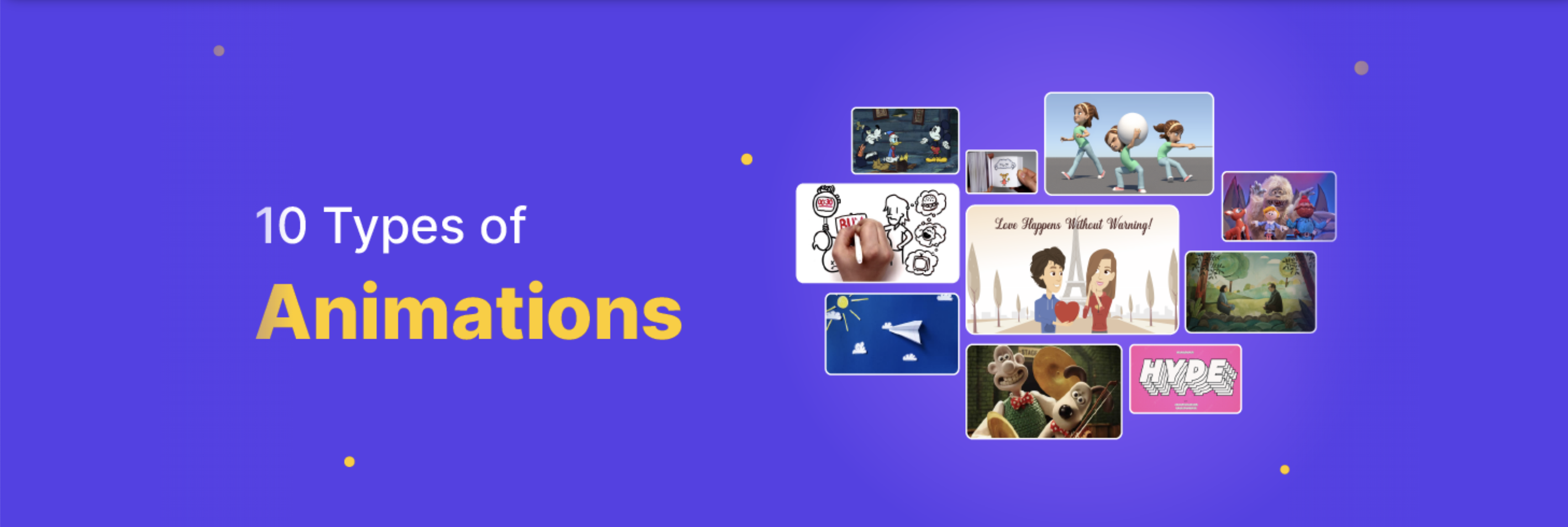 10 Animationsarten [mit inspirierenden Beispielen]